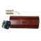 Genuine Leather Luxury Watch Travel Case – 3 Watch | BROWN3