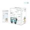 KENKOU MEDICAL FACE MASK 1X2 PCS X100 SHEETS - WHITE