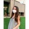 KENKOU MEDICAL FACE MASK 1X2 PCS X100 SHEETS - WHITE