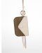 City Charm in Moss – Suede Leather Card Clip for Koiji