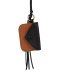 City Charm in Rust – Suede Leather Card Clip for Koiji