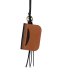City Charm in Rust – Suede Leather Card Clip for Koiji