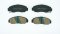 BRAKE PAD PRO (F) FOR HONDA ACCORD G7 '03-'07/ ACCORD G8 '08-'12/ BR-V '16-ON/ CIVIC FD 2.0L '06-'12/ CIVIC FB'12-'16 (1.8E, 2.0L)/ ODYSSEY (RB3 - RB4) '08-'ON/ STREAM 2.0i VTEC '02-'ON