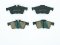 BRAKE PAD PRO (R) FOR FORD FOCUS 1.4,1.6,1.8,2.0 '04-'05/ FOCUS '05-/ MAZDA 3 MZR 1.6, 2.0(BK) '05-10/ MAZDA 3 1.6, 2.0(BL) '11-14