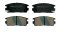 BRAKE PAD PRO (R) FOR CHEVROLET CAPTIVA '07-ON