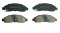 BRAKE PAD PRO (F) FOR ISUZU D-MAX '02-'10 (2.5L,3.0L) 2WD,4WD/ MU-7 2WD, 4WD '04-'11/ CHEVROLET COROLADA '04 (2.5L)