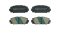 BRAKE PAD PRO (F) FOR TOYOTA VIOS 1.5 S (XP90) '07-'12/ YARIS 1.5 S '06-'12 (หลัง ดิสเบรค)