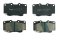 BRAKE PAD PRO (F) FOR TOYOTA FORTUNER'04-'15/VIGO'04-'08 4WD
