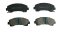 BRAKE PAD PRO (F) FOR ISUZU D-MAX '08-18/ MU-7 2WD, 4WD (RF10) '11-'15 / MU-X (RF20) '13-'19/ CHEVROLET COROLADO '11/ TRAILBLAZER '12/ MG EXTENDER 2.0 '19-'22
