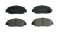 BRAKE PAD (F) FOR HONDA ACCORD G9/ G10 2.0 HYBRID '13-ON/ HR-V '14-ON