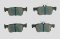BRAKE PAD PRO (R) FOR HONDA CIVIC FC, FK (1.5 TURBO, 1.8 VTEC)/ FE, FL (1.5L/2.0L) '16-ON/ HAVAL H6 '17