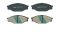 BRAKE PAD PRO (F) FOR TOYOTA MIGHTY X '90-'98 (2.5L)
