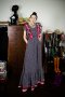 Vintage Rope Ruffle Maxi Dress by WLS 