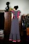 Vintage Rope Ruffle Maxi Dress by WLS 