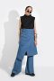 EDGE CUT DENIM SKIRT กระโปรงเดนิมทรงป้าย กระโปรงยีนส์ทรงเท่