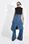 EDGE CUT DENIM SKIRT กระโปรงเดนิมทรงป้าย กระโปรงยีนส์ทรงเท่