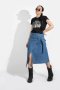 EDGE CUT DENIM SKIRT กระโปรงเดนิมทรงป้าย กระโปรงยีนส์ทรงเท่
