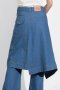EDGE CUT DENIM SKIRT กระโปรงเดนิมทรงป้าย กระโปรงยีนส์ทรงเท่