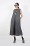 SOFT MINIMAL DRESS - GREY  - เดรสผ้าวูลสักหลาด เนื้อนุ่ม หนาอุ่น สีเทา