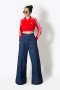 กางเกงยีนส์พรีเมียมขาบาน  NEW Super Wide Leg Denim Pants 2020 by WLS