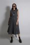 SOFT MINIMAL DRESS - GREY  - เดรสผ้าวูลสักหลาด เนื้อนุ่ม หนาอุ่น สีเทา