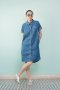 สตรีทแฟชั่น Basic Denim Dress Shirt  by WLS
