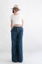 สตรีทแฟชั่น Super Wide Leg Denim Pants by WLS