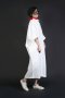 Absolute Oversized Shirt Dress (Red & Plain)  by WLS  