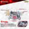 คาลิเปอร์เบรก brembo ปั้มปากข้างสีเทา/แดง สำหรับ Forza300/350 และXmax300