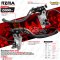 ปั๊มบนซ้ายขวา RZMA GT02  เบอร์ 14.5 / 15 / 16 / 17 / 19 ปั๊มบนแต่ง มอเตอร์ไซค์ Universal