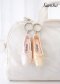 KRPS(LARGE) Mini pointe shoes keyring W 3cm x L 9.5cm