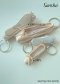 KRPS(LARGE) Mini pointe shoes keyring W 3cm x L 9.5cm