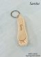 KRPS(LARGE) Mini pointe shoes keyring W 3cm x L 9.5cm