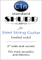 Shubb Standard Capo for Steel String Guitar - C1N Brushed nickel