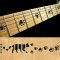 Cat Foot Prints Inlay Sticker for Guitar