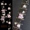 Magnolia Tree with Pink Flowers Inlay Sticker