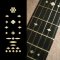 Vintage Snowflakes Inlay Sticker for Guitar