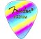 Fender Premium Celluloid 351 Guitar Pick, Rainbow - Medium