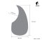 High quality D Acoustic Guitar pickguard - Light Brown with Black Dot