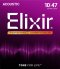Elixir Phosphor Bronze Nanoweb Anti-rust Extra light 10-47