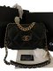 Chanel Classic Double Flap Quilted Caviar Gold-tone