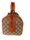 Gucci Orange/beige Gg Canvas Medium Vintage