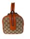 Gucci Orange/beige Gg Canvas Medium Vintage