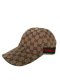 หมวก GUCCI Webbing-Trimmed Monogrammed Canvas Baseball