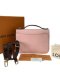 LV Rose Ballerine Vernis Leather and Monogram BB