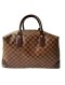 LOUIS VUITTON Damier Ebene Vaslav Travel Bag 45