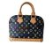 LV Black Multicolor Alma PM Rareitem