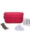 Dior Magenta Cannage Quilted Leather Small Miss