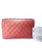 Chanel Off-White/Ombre Quilted Leather Maxi Classic