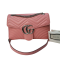 gucci marmont medium shoulder bag pink